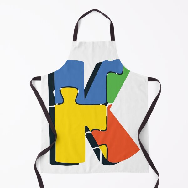 Item preview, Ornamental Letter K, Autism Awareness, Initial Monogram Ornament, Cute Autism  designed and sold by PROMEN Creativity.