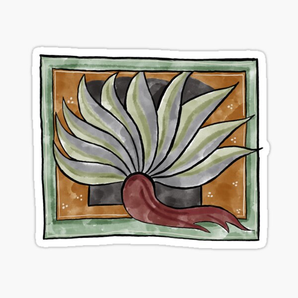 Vista previa del artículo con la obra «Herbario medieval Tongue Boi», diseñado y vendido por themaniculum.