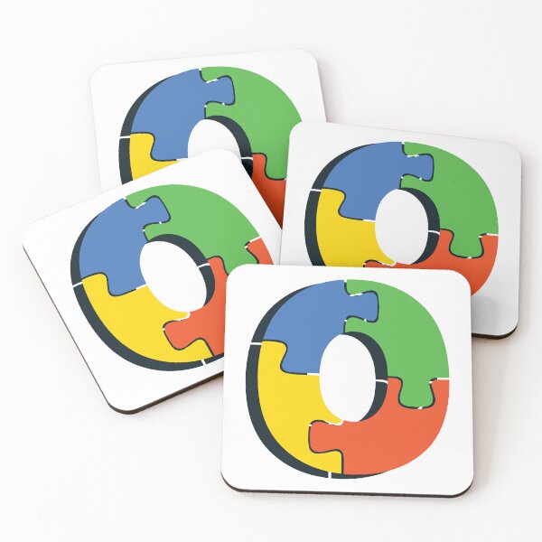 Item preview, Ornamental Letter O, Autism Awareness, Initial Monogram Ornament, Cute Autism  designed and sold by PROMEN Creativity.
