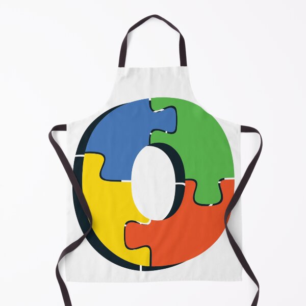 Item preview, Ornamental Letter O, Autism Awareness, Initial Monogram Ornament, Cute Autism  designed and sold by PROMEN Creativity.