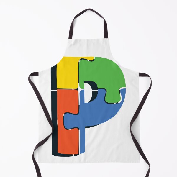 Item preview, Ornamental Letter P, Autism Awareness, Initial Monogram Ornament, Cute Autism  designed and sold by PROMEN Creativity.