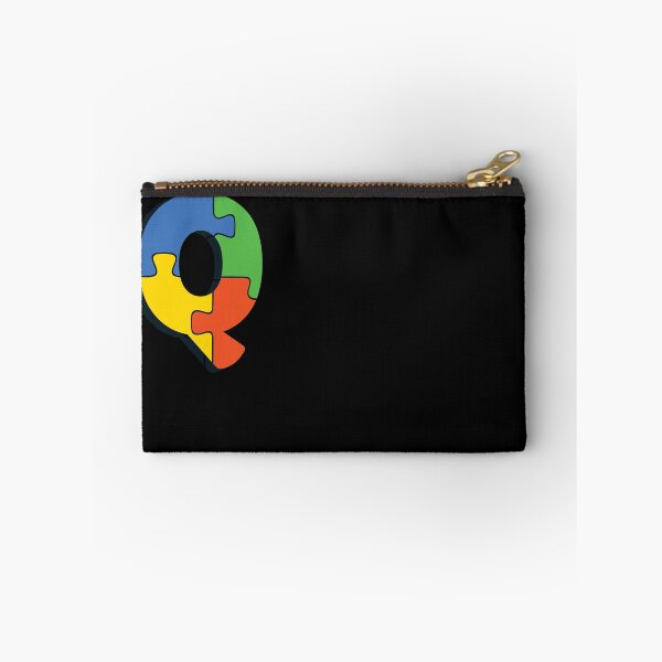 Item preview, Ornamental Letter Q, Autism Awareness, Initial Monogram Ornament, Cute Autism  designed and sold by PROMEN Creativity.