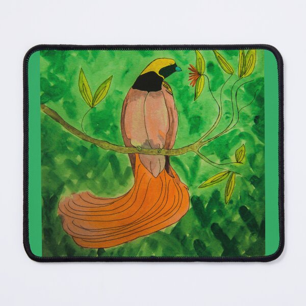 Item preview, Bird of Paradise Watercolor in Emerald designed and sold by TurnipWilson.