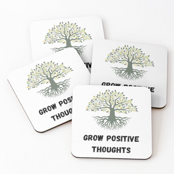 Item preview, Grow positive thoughts designed and sold by Quotes-and-plus.
