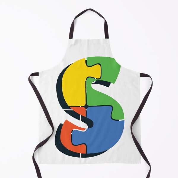 Item preview, Ornamental Letter S, Autism Awareness, Initial Monogram Ornament, Cute Autism  designed and sold by PROMEN Creativity.