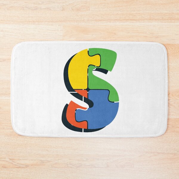 Item preview, Ornamental Letter S, Autism Awareness, Initial Monogram Ornament, Cute Autism  designed and sold by PROMEN Creativity.