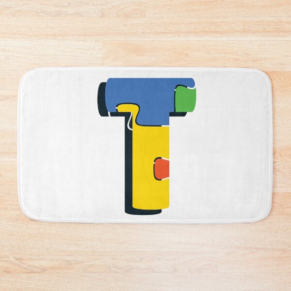 Item preview, Ornamental Letter T, Autism Awareness, Initial Monogram Ornament, Cute Autism  designed and sold by PROMEN Creativity.