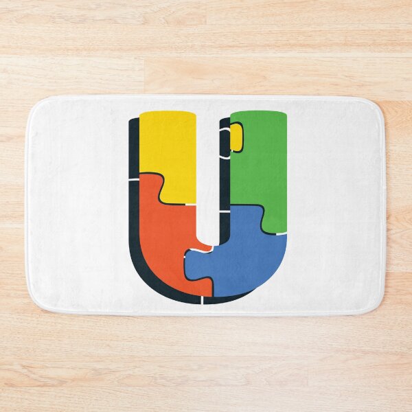 Item preview, Ornamental Letter U, Autism Awareness, Initial Monogram Ornament, Cute Autism  designed and sold by PROMEN Creativity.