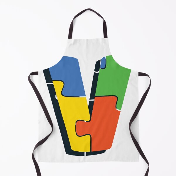Item preview, Ornamental Letter V, Autism Awareness, Initial Monogram Ornament, Cute Autism designed and sold by PROMEN Creativity.