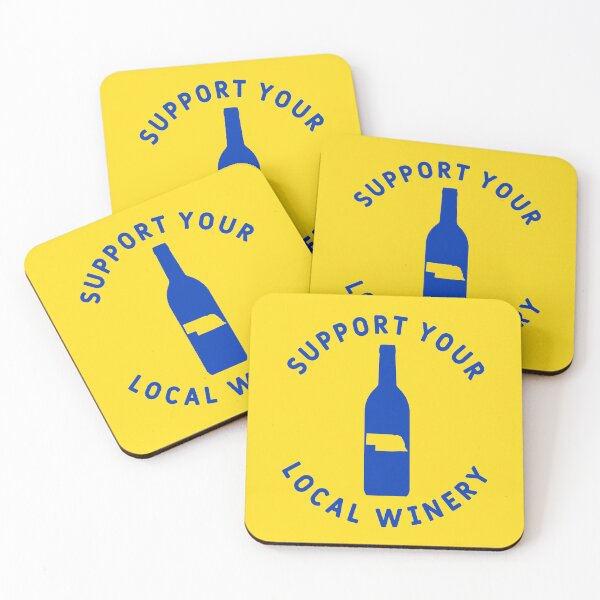 Item preview, Support Your Local Winery Nebraska designed and sold by fearcity.