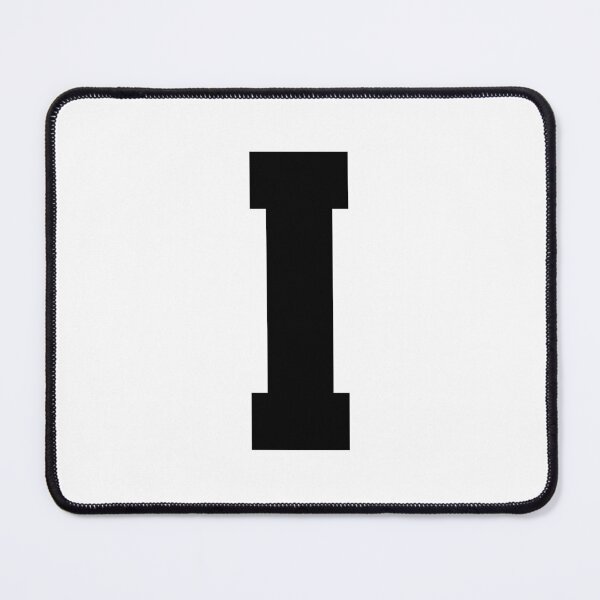 Item preview, Alphabet, Black I, Sports letter I designed and sold by TheCultStuff.