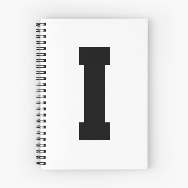Item preview, Alphabet, Black I, Sports letter I designed and sold by TheCultStuff.