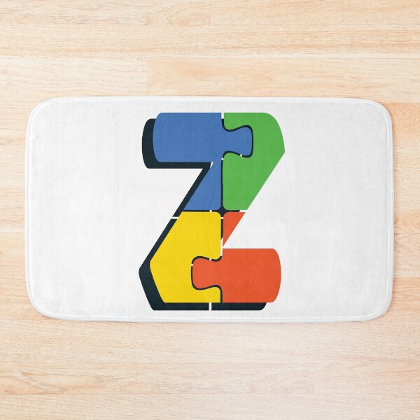 Item preview, Ornamental Letter Z, Autism Awareness, Initial Monogram Ornament, Cute Autism  designed and sold by PROMEN Creativity.