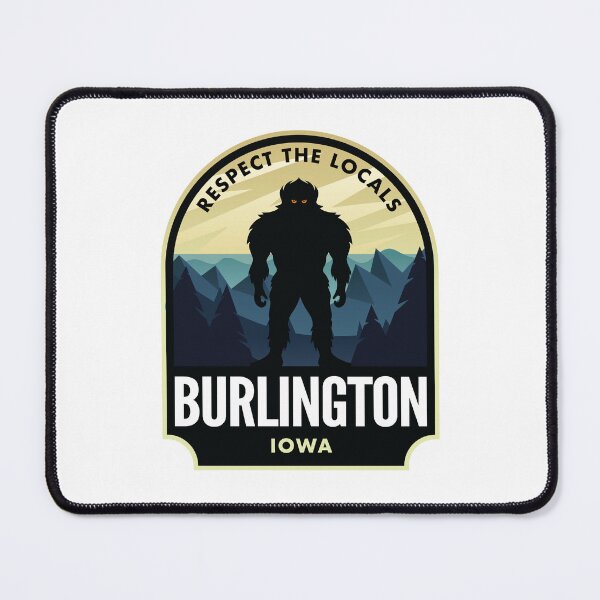 Item preview, Burlington Iowa Bigfoot Sasquatch designed and sold by HalpinDesign.