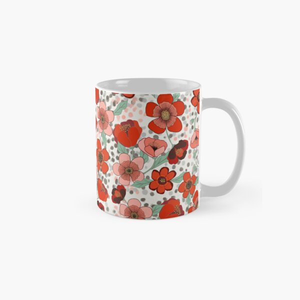 Nature: Red Poppy Modern Art Mug by Christopher Dina — CHRISTOPHER DINA