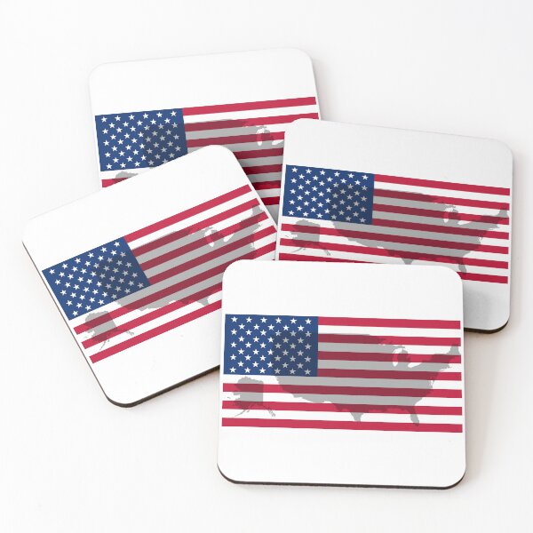 Item preview, US flag with country in the background designed and sold by fosben.