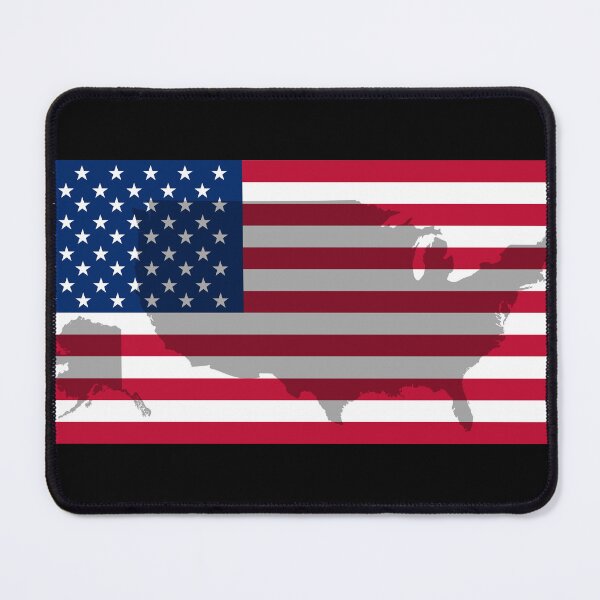 Item preview, US flag with country in the background designed and sold by fosben.