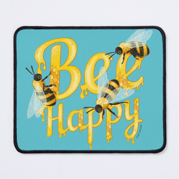 Item preview, Bee happy bees - sassy bugs designed and sold by zoefdesign.