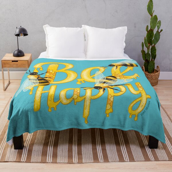 Item preview, Bee happy bees - sassy bugs designed and sold by zoefdesign.
