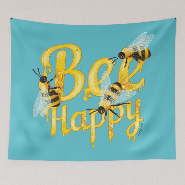 Item preview, Bee happy bees - sassy bugs designed and sold by zoefdesign.
