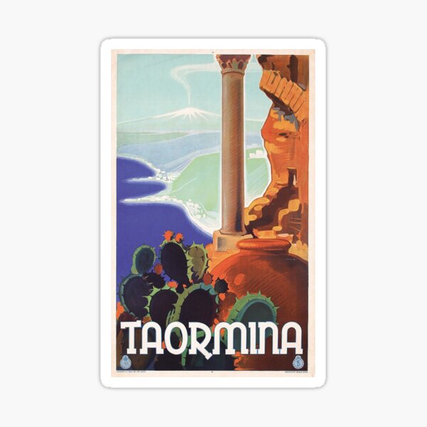 Artikel-Vorschau von Taormina, Italien - Vintage Reiseposter, designt und verkauft von SALON DES ARTS.