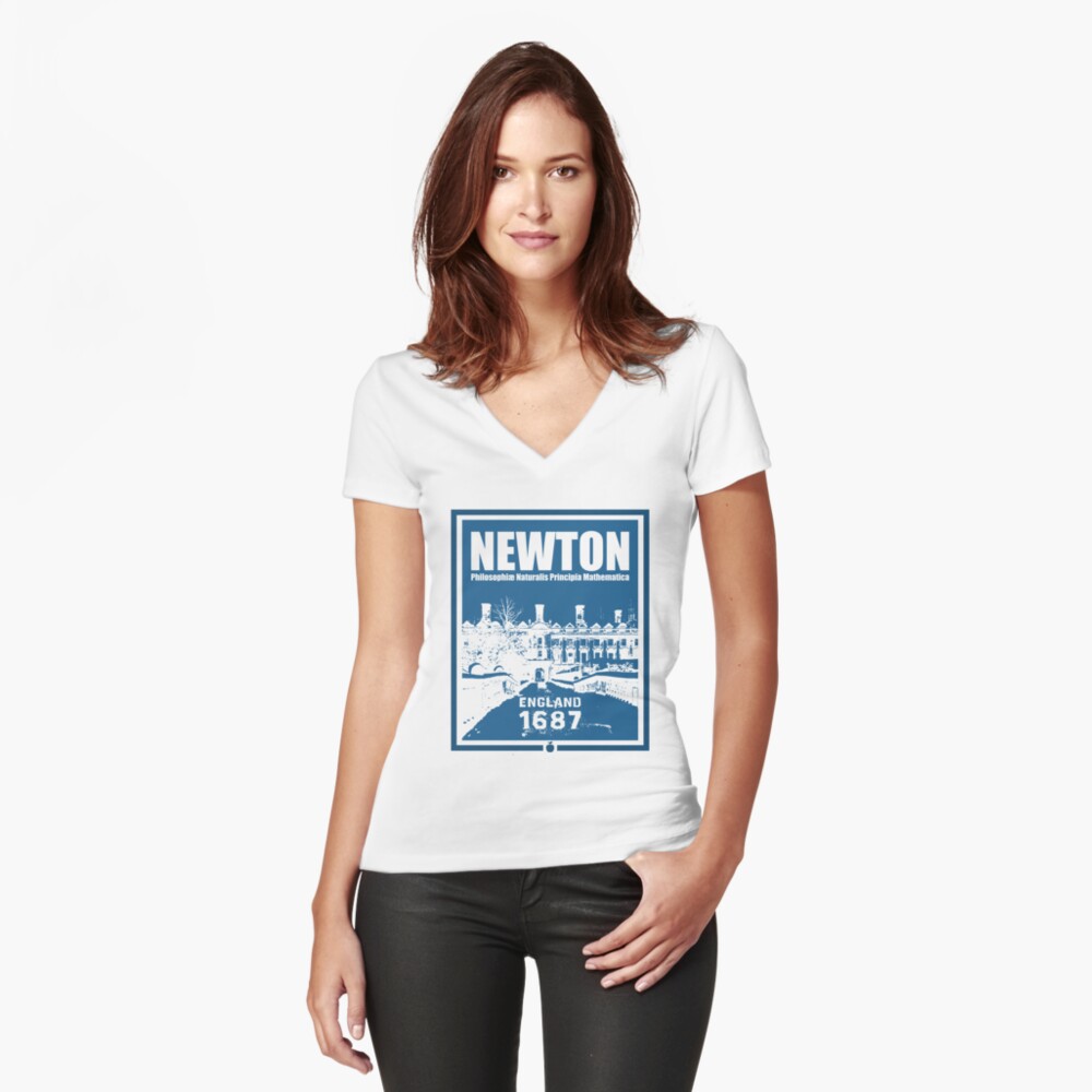 Item preview, Fitted V-Neck T-Shirt designed and sold by TKsuited.