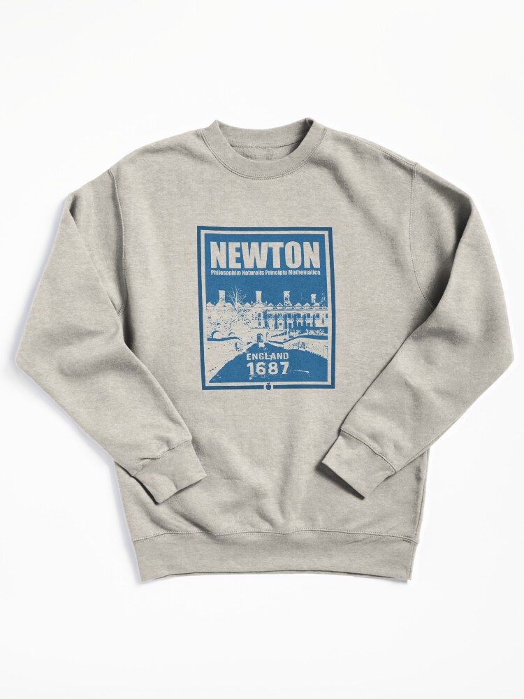 Thumbnail 2 of 7, Pullover Sweatshirt, Principia by Isaac Newton designed and sold by TKsuited.