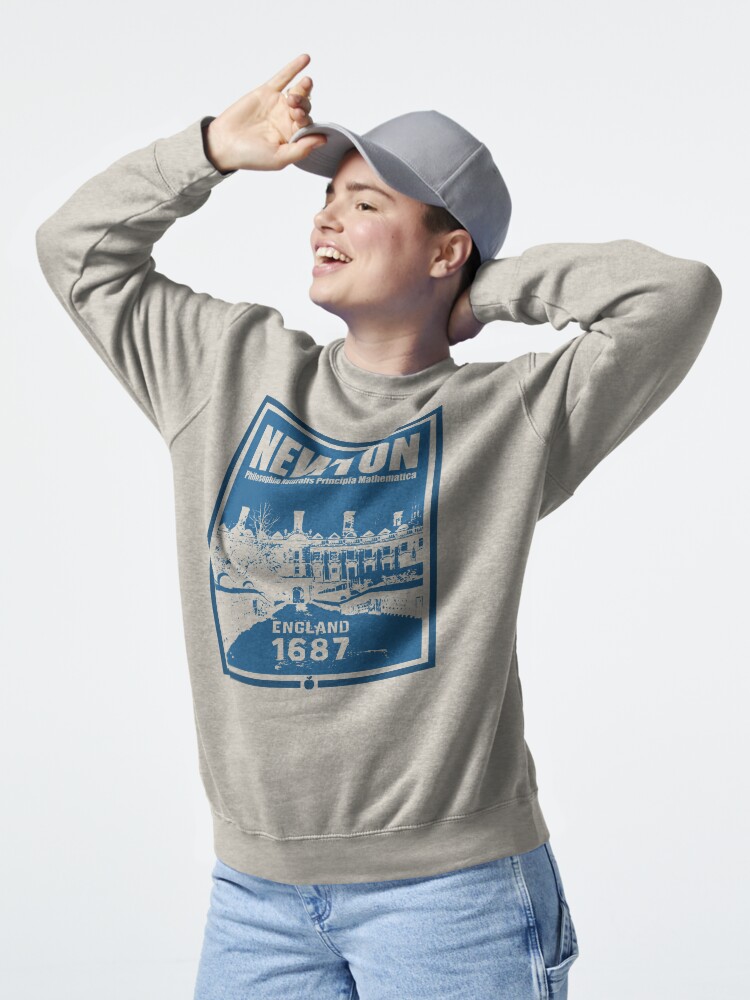 Thumbnail 5 of 7, Pullover Sweatshirt, Principia by Isaac Newton designed and sold by TKsuited.
