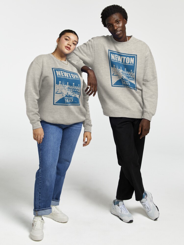 Thumbnail 1 of 7, Pullover Sweatshirt, Principia by Isaac Newton designed and sold by TKsuited.