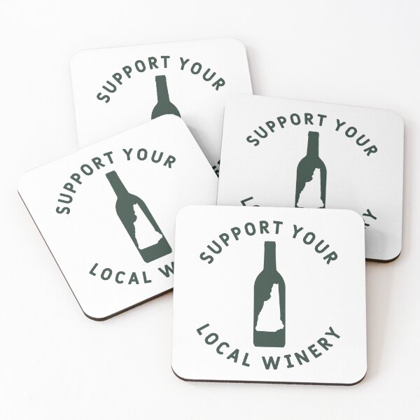 Item preview, Support Your Local Winery New Hampshire designed and sold by fearcity.