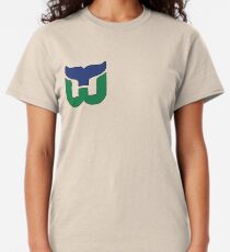 Hartford Whalers CT Logo Classic T-Shirt