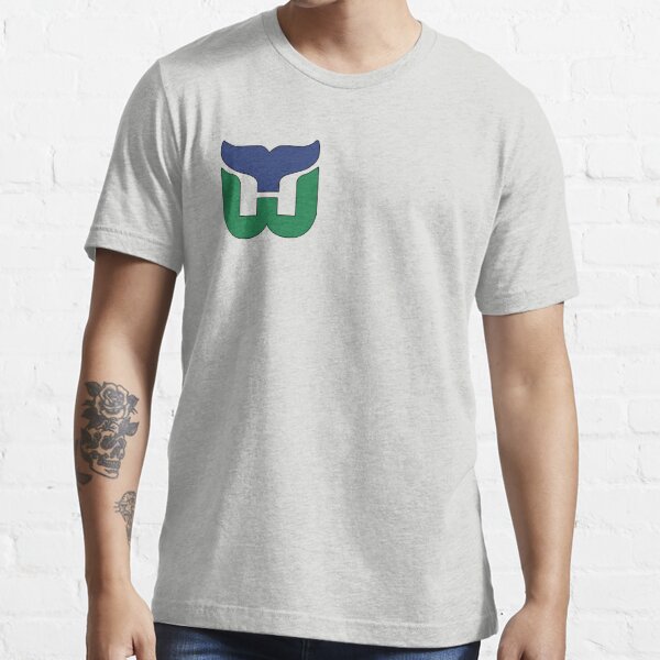 ZJKDKJYXG New England Hartford Whalers Alternate Logo Hockey T Shirt 