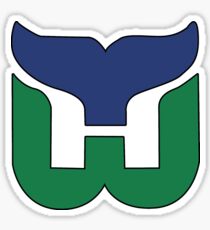 Hartford Whalers CT Logo Sticker