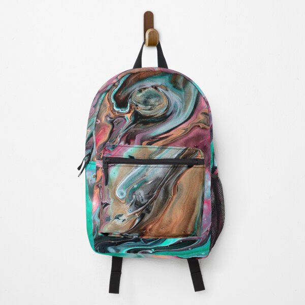 Item preview, Pink Marble Swirl Abstract Green Black designed and sold by starsdesigns.