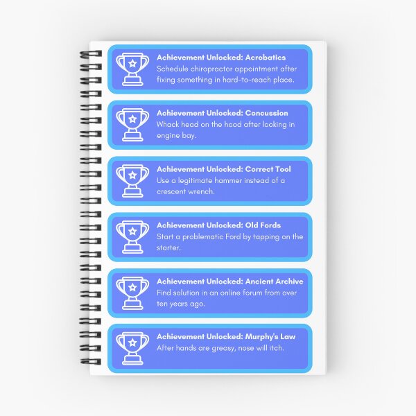 Item preview, Achievement Unlocked: Mechanic's Edition #2 designed and sold by anneth0184.