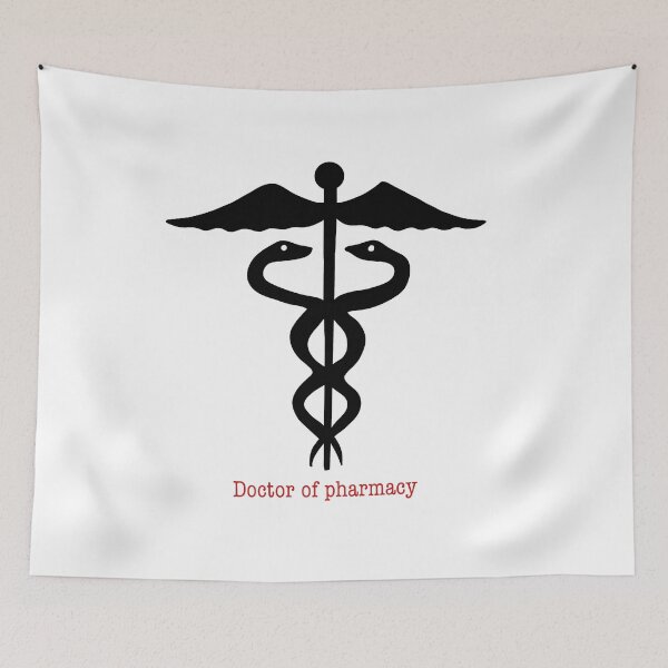 Item preview, Doctor of pharmacy caduceus  designed and sold by Mermaidssparkle.