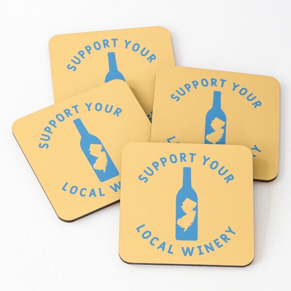 Item preview, Support Your Local Winery New Jersey designed and sold by fearcity.