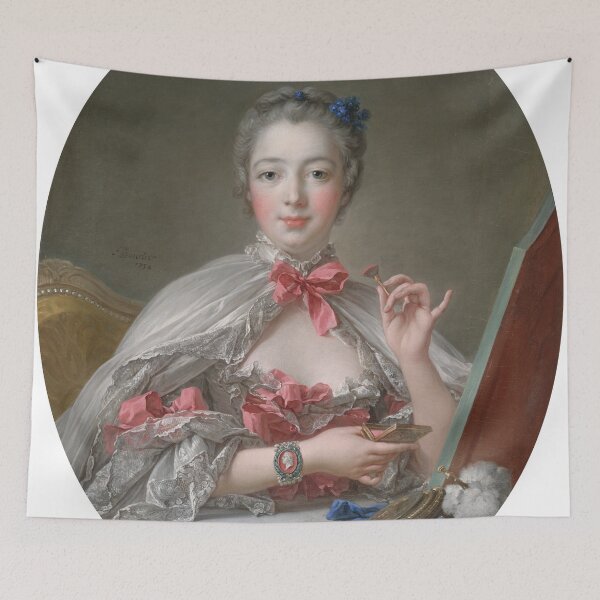 Item preview, François Boucher, Jeanne Antoinette Poisson, Marquise de Pompadour, Rococo Artwork designed and sold by chillchar1234.