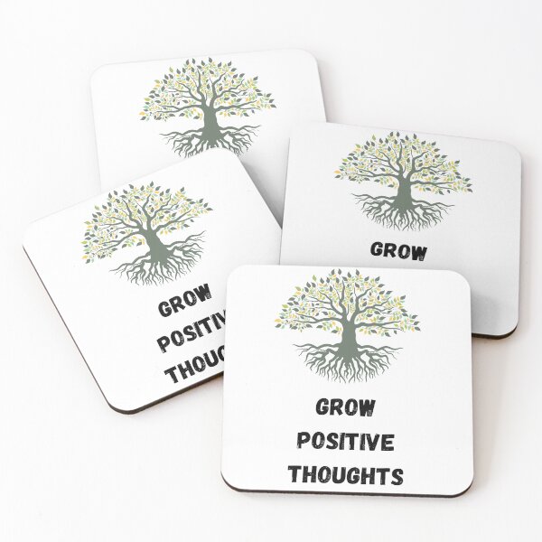 Item preview, Grow positive thoughts designed and sold by Quotes-and-plus.