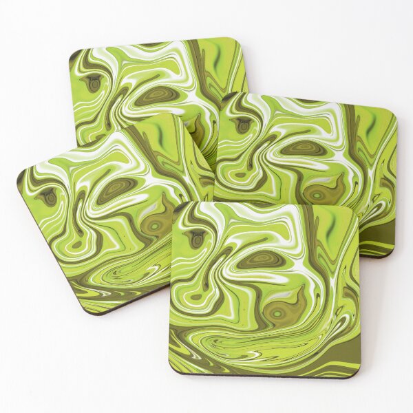 Artikelvorschau, Funky Green Fluid Marble entworfen und verkauft von StudioSnehaSomani4.