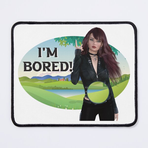 Item preview, I'm Bored - Literally designed and sold by GnuArt.