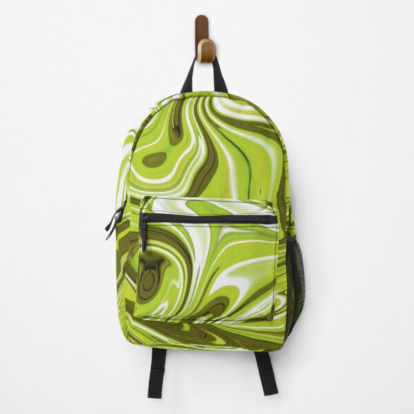 Aperçu de l'œuvre Funky Green Fluid Marble créée et vendue par StudioSnehaSomani4.