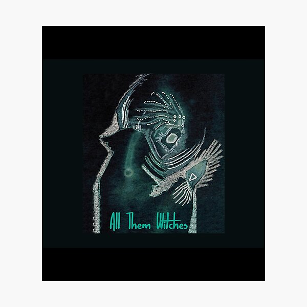 Item preview, All Them Witches Colourful Face Atw  Mouse Pad designed and sold by paulaNash52.