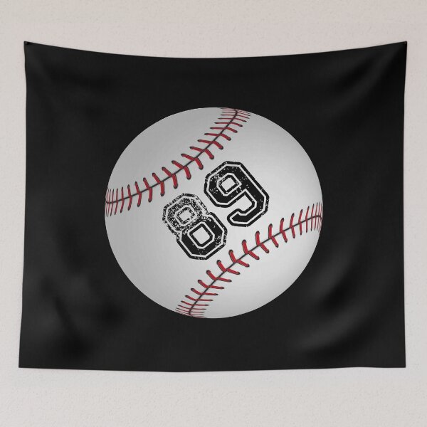 Item preview, Baseball ball number 89, eighty nine designed and sold by TheCultStuff.