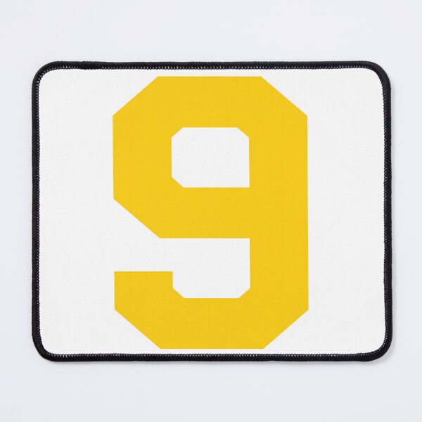 Item preview, Number 9, Yellow nine, Sports number 9 designed and sold by TheCultStuff.
