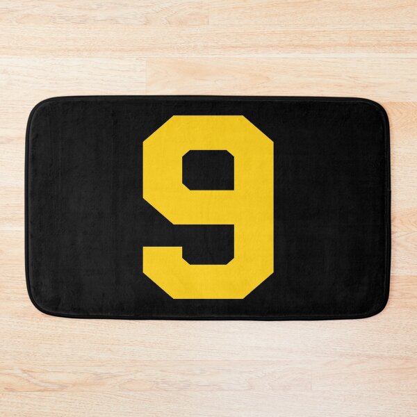 Item preview, Number 9, Yellow nine, Sports number 9 designed and sold by TheCultStuff.