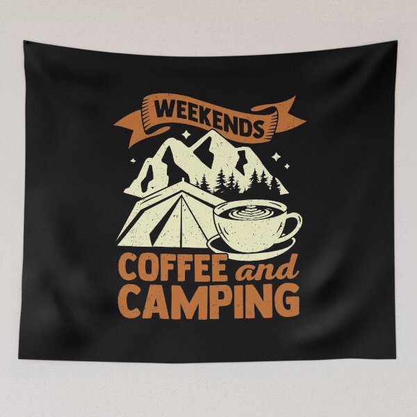 Item preview, Weekends Coffee And Camping designed and sold by Marcid95.