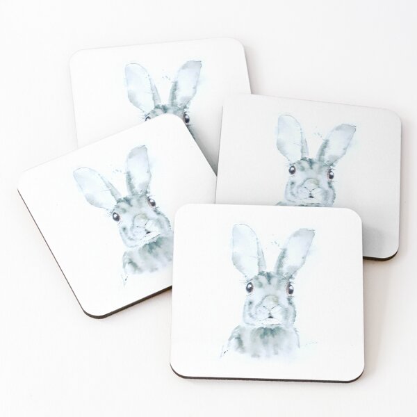 Item preview, Gray Rabbit in Watercolor designed and sold by Andreja's shop.