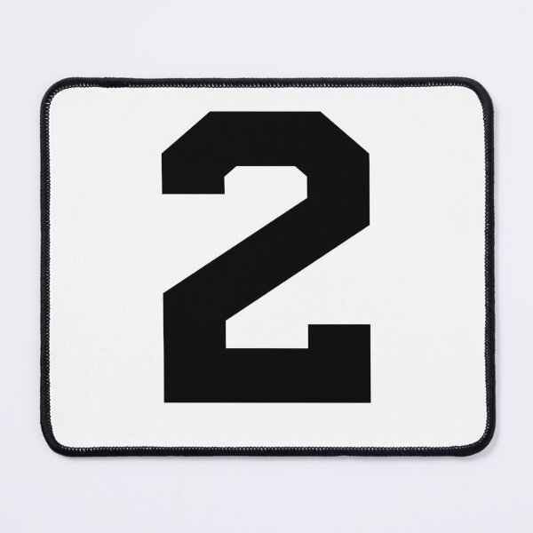 Item preview, Number 2, Black two, Sports number 2 designed and sold by TheCultStuff.