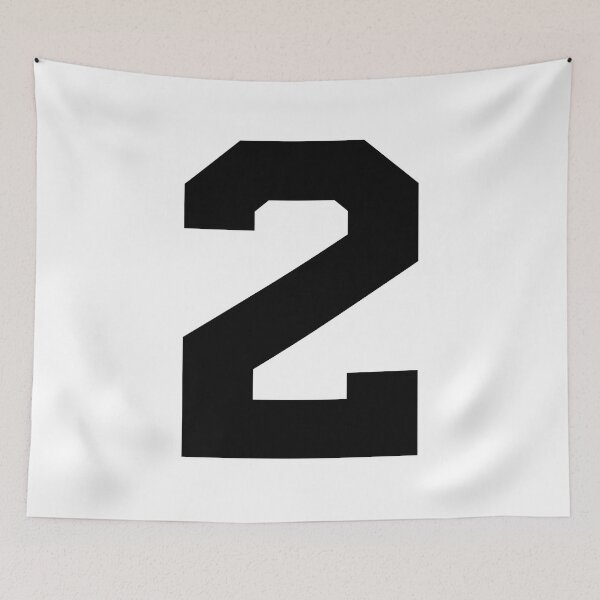 Item preview, Number 2, Black two, Sports number 2 designed and sold by TheCultStuff.